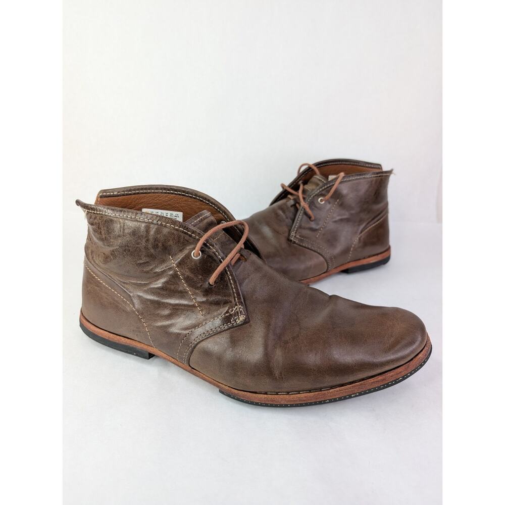 Timberland Boot Company Wodehouse Chukka Boots Brown Leather Lace Up Mens 8